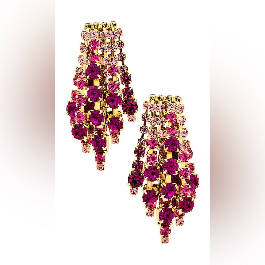 Elizabeth Cole Bette Earrings In Pink
